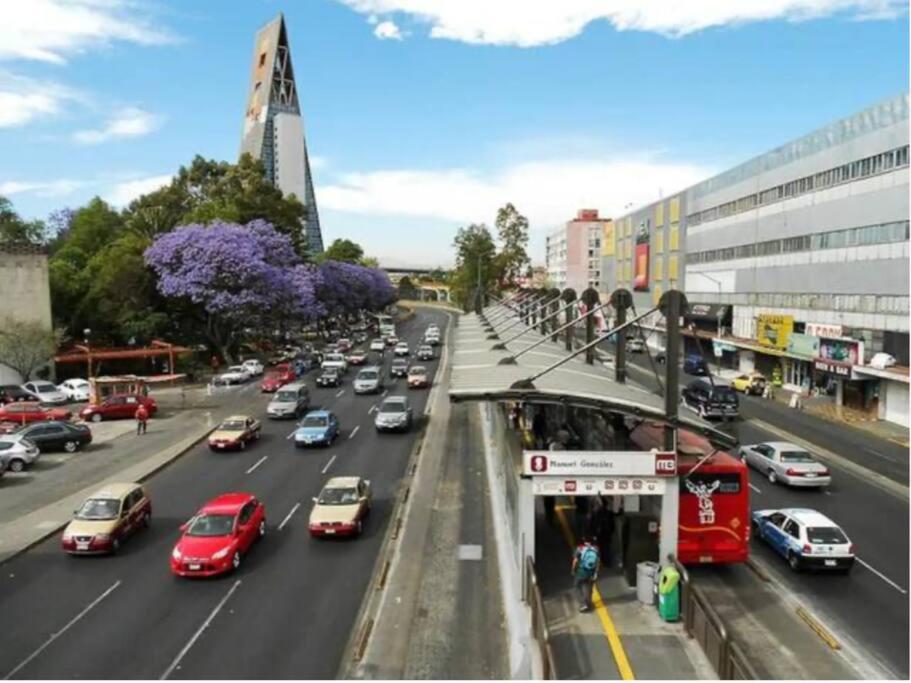 Depto Equipado, A Min Del Centro Historico, Cdmx. Apartment เม็กซิโกซิตี้ ภายนอก รูปภาพ